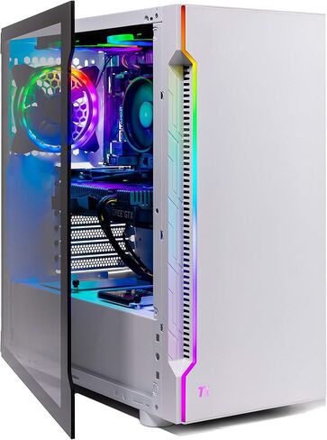 SkyTech Archangel Gaming Computer PC Desktop – Ryzen 5 3600 3.6GHz, GTX 1650 4G, 500GB SSD, 8GB DDR4 3200MHz, RGB Fans, Windows 10 Home 64-bit, 802.11AC Wi-Fi in Saudi Arabia