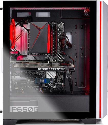 SkyTech Archangel Gaming Computer PC Desktop – Ryzen 5 3600 3.6GHz, GTX 1650 4G, 500GB SSD, 8GB DDR4 3200MHz, RGB Fans, Windows 10 Home 64-bit, 802.11AC Wi-Fi in Saudi Arabia