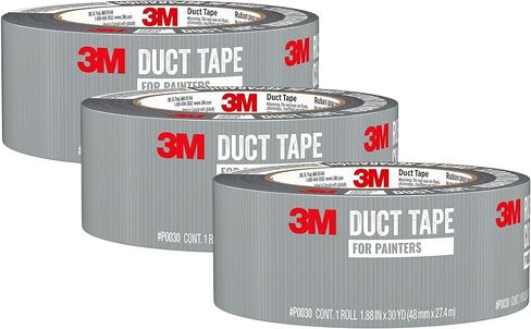 3M Basic Duct Tape, Silver Duct Tape for Temporary Repairs, 3M Duct Tape for Indoor Use, 1.88 Inches x 30 Yards, 1 Roll in Saudi Arabia