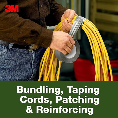 3M Basic Duct Tape, Silver Duct Tape for Temporary Repairs, 3M Duct Tape for Indoor Use, 1.88 Inches x 30 Yards, 1 Roll in Saudi Arabia