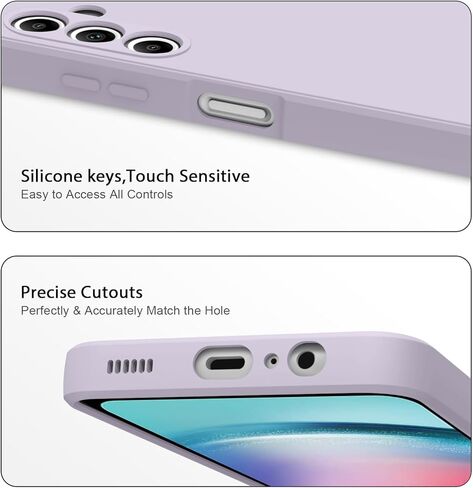 AK for Samsung Galaxy A24 4G Case, Stylish Slim Liquid Silicone Full-Body Protective Cover for Samsung Galaxy A24 4G 6.5 Inch Phone Case (Dark Green) in Saudi Arabia