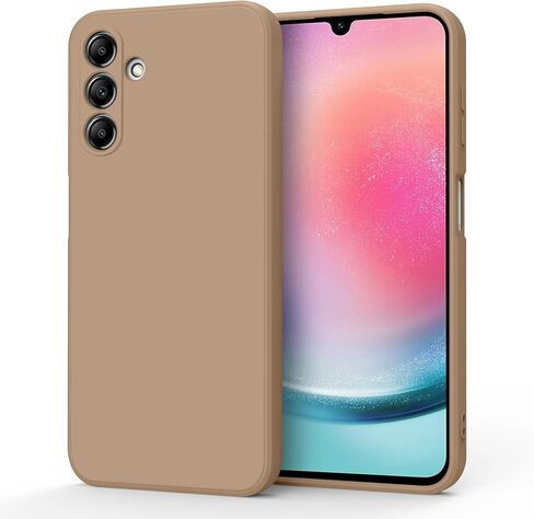 AK for Samsung Galaxy A24 4G Case, Stylish Slim Liquid Silicone Full-Body Protective Cover for Samsung Galaxy A24 4G 6.5 Inch Phone Case (Dark Green) in Saudi Arabia