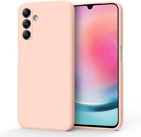 حافظة AK لهاتف Samsung Galaxy A24 4G، غطاء حماية كامل الجسم من السيليكون السائل النحيف الأنيق لهاتف Samsung Galaxy A24 4G 6.5 بوصة (أخضر داكن) in Saudi Arabia