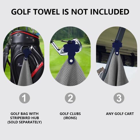 Magnetic Clip for Golf Towel Removable Magnetic Golf Towel Clip for Golf Putter and Cart Golf Club Bag (Dark Blue) in Saudi Arabia