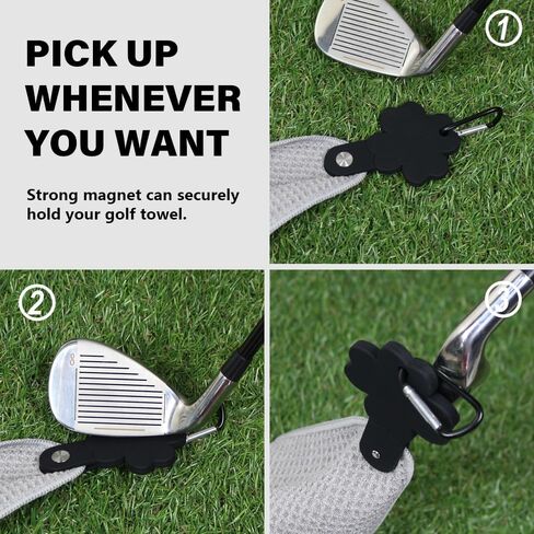 Magnetic Clip for Golf Towel Removable Magnetic Golf Towel Clip for Golf Putter and Cart Golf Club Bag (Dark Blue) in Saudi Arabia