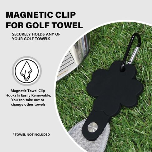 Magnetic Clip for Golf Towel Removable Magnetic Golf Towel Clip for Golf Putter and Cart Golf Club Bag (Dark Blue) in Saudi Arabia
