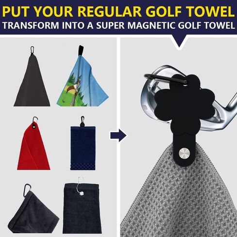 Magnetic Clip for Golf Towel Removable Magnetic Golf Towel Clip for Golf Putter and Cart Golf Club Bag (Dark Blue) in Saudi Arabia