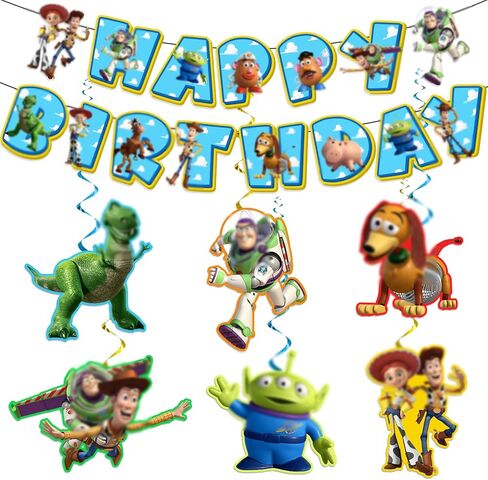 لافتة لوازم الحفلات على طراز رعاة البقر الكرتوني لمستلزمات تزيين حفلات أعياد الميلاد in Kuwait