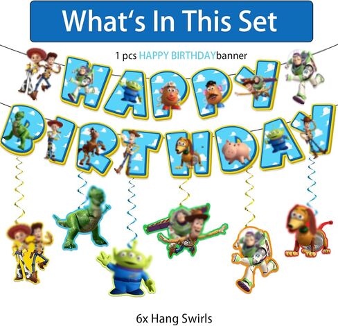 لافتة لوازم الحفلات على طراز رعاة البقر الكرتوني لمستلزمات تزيين حفلات أعياد الميلاد in Kuwait