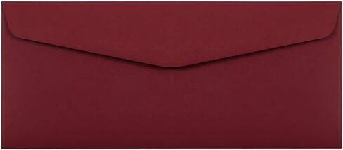 JAM PAPER #10 Business Premium Envelopes - 4 1/8 x 9 1/2 - Dark Red - 100/Pack in Saudi Arabia