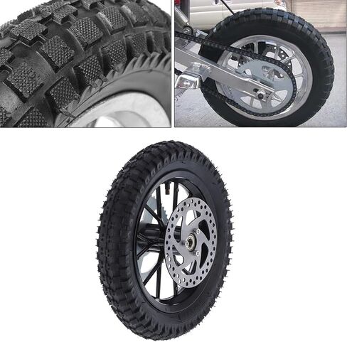 عجلة خلفية لدراجة الجيب - 12.5 × 2.75 بوصة - متوافقة مع الدراجة الترابية الصغيرة Coolster 49cc ثنائية الأشواط QG50 - استبدال إطار العجلة الخلفية in Kuwait