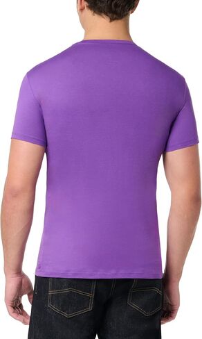 A｜X ARMANI EXCHANGE Men's Solid Colored Basic Pima Crew Neck Tee in Saudi Arabia