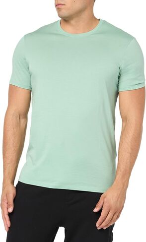 A｜X ARMANI EXCHANGE Men's Solid Colored Basic Pima Crew Neck Tee in Saudi Arabia