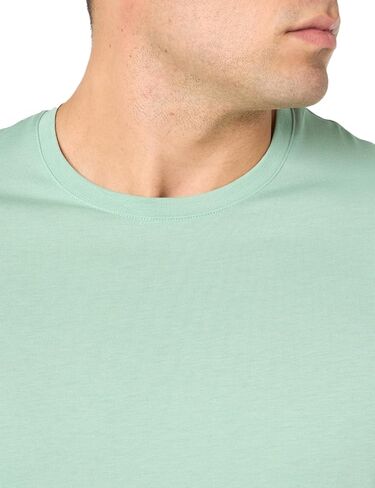 A｜X ARMANI EXCHANGE Men's Solid Colored Basic Pima Crew Neck Tee in Saudi Arabia