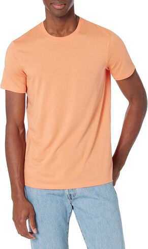 A｜X ARMANI EXCHANGE Men's Solid Colored Basic Pima Crew Neck Tee in Saudi Arabia