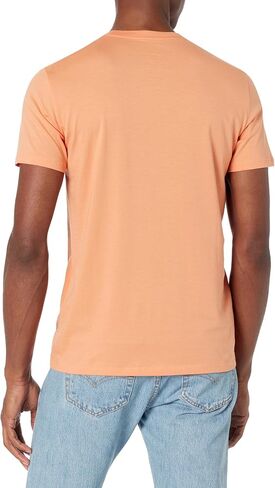 A｜X ARMANI EXCHANGE Men's Solid Colored Basic Pima Crew Neck Tee in Saudi Arabia