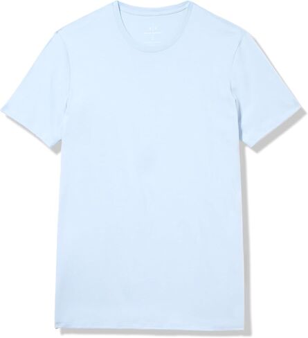A｜X ARMANI EXCHANGE Men's Solid Colored Basic Pima Crew Neck Tee in Saudi Arabia
