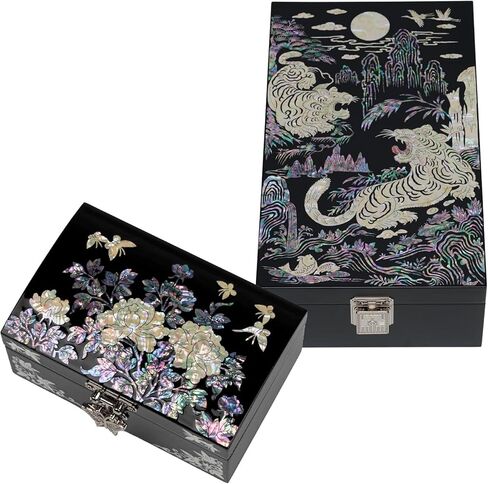 صندوق مجوهرات صغير من عرق اللؤلؤ لشهر فبراير وصندوق من عرق اللؤلؤ in Kuwait