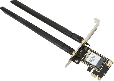 Sanpyl PCIE Network Card, 1800Mbps 2.4Ghz 5Ghz Wireless Network Adapter, WiFi 6 Protocol MU MIMO Bluetooth 5.2 PCIE WiFi Card, for Win10 11 in Saudi Arabia