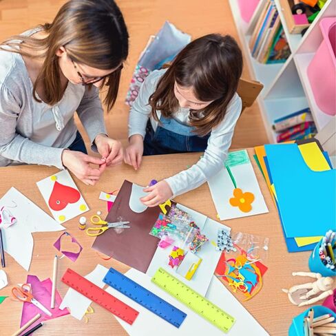 32 عبوة من مساطر بلاستيكية مقاس 6 بوصات مع مساطر قياس بوصة وسنتيمترات مساطر صغيرة للأطفال في الفصول المدرسية واللوازم المكتبية (ملونة) in Kuwait