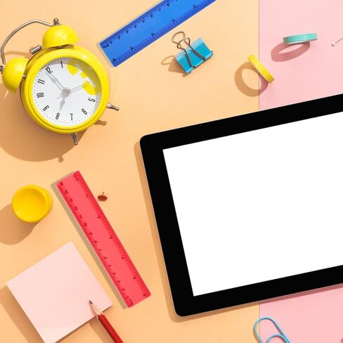 32 عبوة من مساطر بلاستيكية مقاس 6 بوصات مع مساطر قياس بوصة وسنتيمترات مساطر صغيرة للأطفال في الفصول المدرسية واللوازم المكتبية (ملونة) in Kuwait