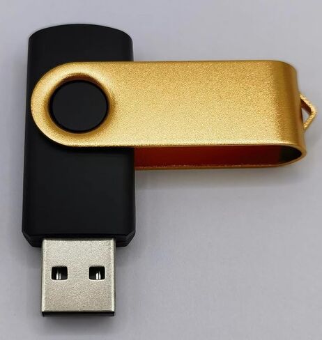 محرك فلاش USB محرك أقراص USB لأجهزة الكمبيوتر المحمول / الكمبيوتر / التلفزيون / الكمبيوتر الشخصي ذهبي in Kuwait