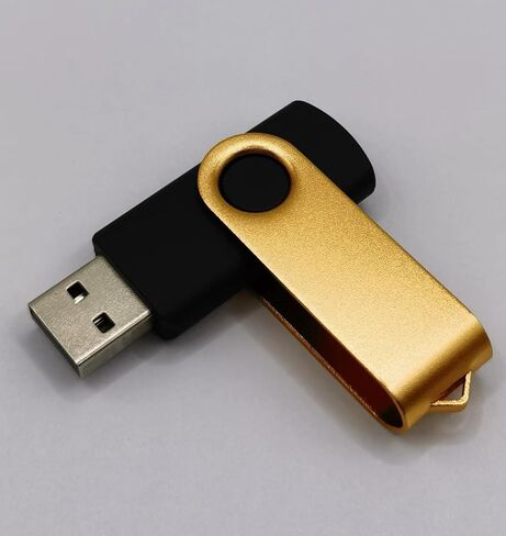 محرك فلاش USB محرك أقراص USB لأجهزة الكمبيوتر المحمول / الكمبيوتر / التلفزيون / الكمبيوتر الشخصي ذهبي in Kuwait