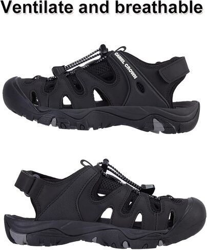 CAMEL CROWN Women's Hiking Sandals Waterproof Closed Toe Water Sandals Comfort Adjustable Athletic Outdoor Sandals for Summer Beach Hiker Walking Fishing in Saudi Arabia