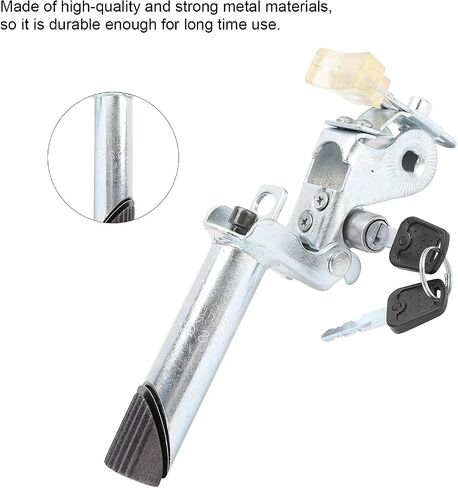 VBESTLIFE Electric Bike Seat Post, Electric Bike Metal Seatpost Foldable with Anti Theft Key Internal Lock Bike Accessory in Saudi Arabia