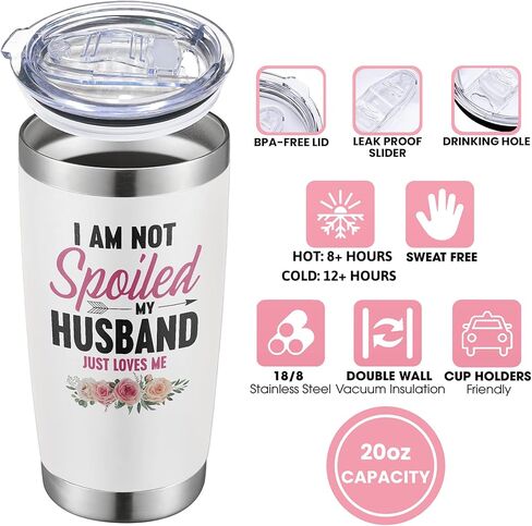 هدايا عيد الأم للزوجة - هدايا للزوجة من الزوج - هدايا للزوجة - ذكرى الزفاف، أفكار هدايا عيد ميلاد الزوجة - هدايا رومانسية لها، هدايا أحبك لها - كوب 20 أونصة in Kuwait