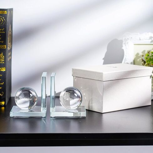 Book Ends for Heavy Books Unique- Cute Clear Crystal Bookends for Shelves Decorative - Elephant Gifts Decor Book Ends for Kids Books Stoppers to Hold Books Heavy Duty Funny Gift for Boys and Girls in Saudi Arabia