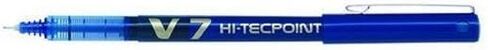 PILOT V7 Hi-Tecpoint Rollerball Pen, 0.7 mm Tip - Black, Pack of 3 in Saudi Arabia