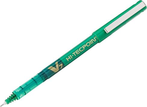 PILOT V7 Hi-Tecpoint Rollerball Pen, 0.7 mm Tip - Black, Pack of 3 in Saudi Arabia