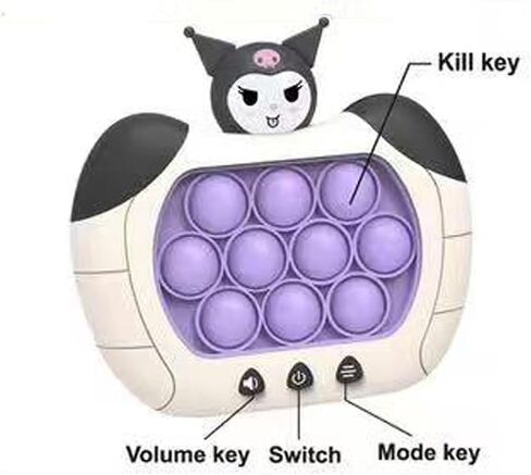 Shorthand Push Game Kids Toys Handheld Bubble Fidget Game Light Up Toy for Birthday Gift in Saudi Arabia