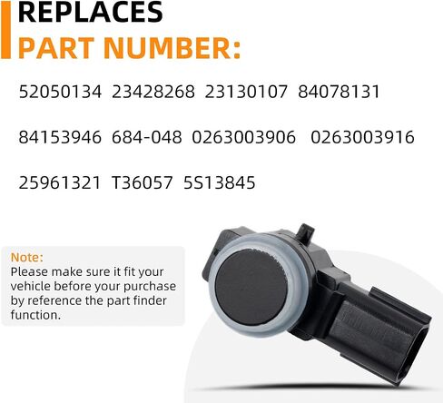 DEAL AUTO ELECTRIC PARTS 4PCS PDC Parking Assist Sensors Compatible with Escalade XTS XT5 CT6 ATS Impala Malibu Camaro Bolt Traverse Trax Yukons Sierra Lacrosse Enclave Regal Encore Replaces 23428268 in Saudi Arabia