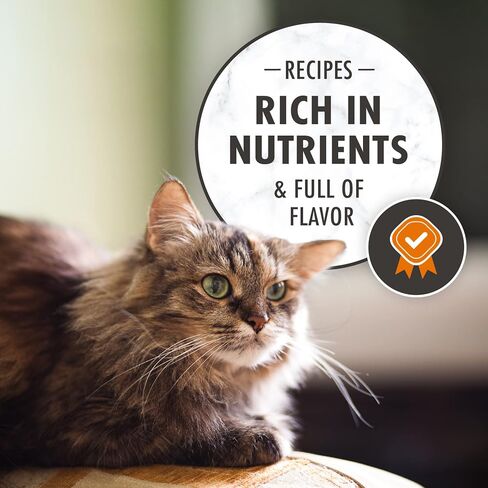 NUTRO WHOLESOME ESSENTIALS طعام قطط طبيعي جاف لكبار السن من أجل وزن صحي للدجاج المزروع في المزرعة ووصفة الأرز البني، 3 رطل. حقيبة in Kuwait