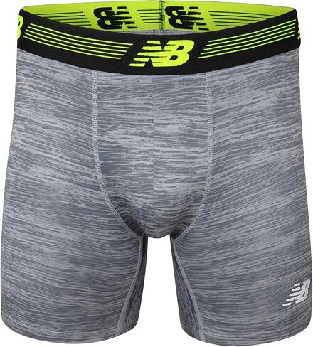 New Balance Men's Standard Premium Performance 9" Boxer Brief Underwear (2 Pack) in Saudi Arabia
