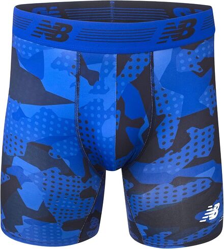New Balance Men's Standard Premium Performance 9" Boxer Brief Underwear (2 Pack) in Saudi Arabia