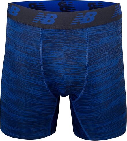 New Balance Men's Standard Premium Performance 9" Boxer Brief Underwear (2 Pack) in Saudi Arabia