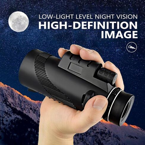 40x60 Monoculars for Adults High Powered with Smartphone Adapter and Tripod, Equipped with BAK4 Prism for Animal Bird Watching Hiking Traveling in Saudi Arabia