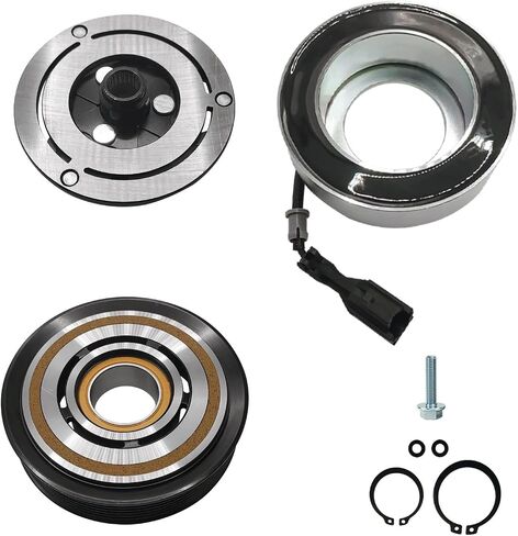 A/C ضاغط مخلب الجمعية عدة لوحة بكرة تحمل لفائف 1370 استبدال ل2015-2019 سوبارو WRX 4 CYL 2.0L، تكييف الهواء ضاغط مخلب لفائف إصلاح السيارات كيت in Saudi Arabia