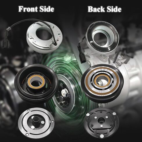 A/C ضاغط مخلب الجمعية عدة لوحة بكرة تحمل لفائف 1370 استبدال ل2015-2019 سوبارو WRX 4 CYL 2.0L، تكييف الهواء ضاغط مخلب لفائف إصلاح السيارات كيت in Saudi Arabia