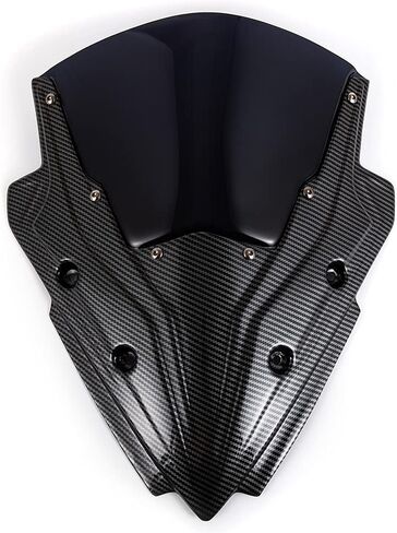 APEBAZY Motorcycle Windshield Windscreen Pare-brise for 5"-7" Headlight Motorcycle in Saudi Arabia