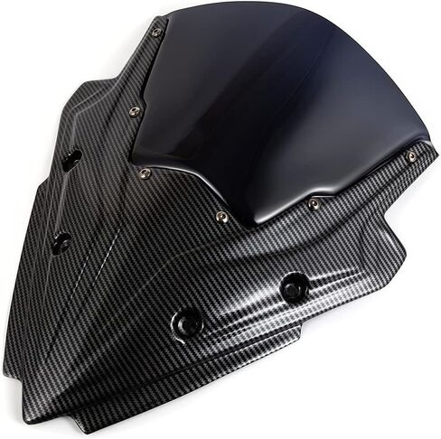 APEBAZY Motorcycle Windshield Windscreen Pare-brise for 5"-7" Headlight Motorcycle in Saudi Arabia