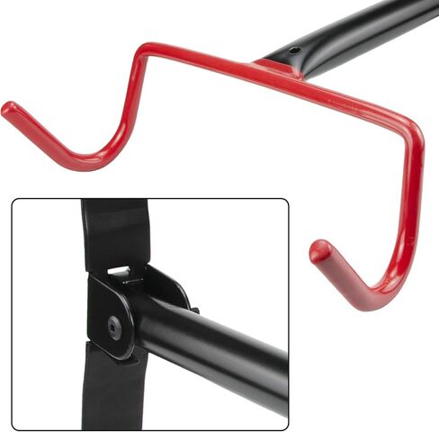 HOMEE دراجة شماعات جدار جبل طوي دراجة رف جدار هوك الوجه متابعة حامل الدراجة حامل نظام تخزين للمرآب سقيفة داخلية مع مسامير in Kuwait