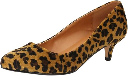 MAIERNISI JESSI Unisex Men's Women's Pointed Toe Kitten Heel Pumps, 2 Inch Low Heel Office Dress Shoes in Saudi Arabia