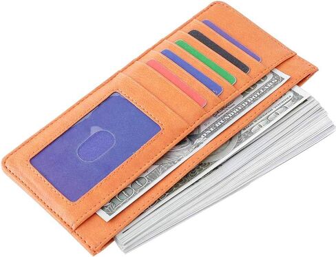 محفظة بطاقات الائتمان النسائية من XEYOU، محفظة جيب طويلة رفيعة بسحاب للعملات المعدنية، محفظة بطاقات استلام متعددة الوظائف للسيدات in Kuwait