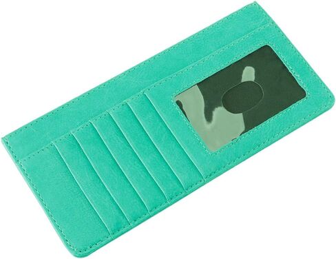 XEYOU Women's Credit Card Wallet Slim Long Zipper Pocket Purse for Coin, Receipt Multi-function Card Wallet for Ladies in Saudi Arabia