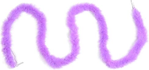 Ws&Wt 14g 2 Yards Marabou Boa Thin Feather Boa Fluffy DIY Craft Halloween Costume-White in Kuwait