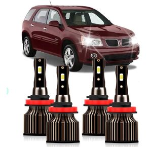 مناسب لمصابيح Pontiac G6 2005 2006 2007 2008 2009 2010 عالية الشعاع، ضوء سيارة أبيض 6000K، سطوع 30000LM 400%، التوصيل والتشغيل، حزمة من 2 in Kuwait